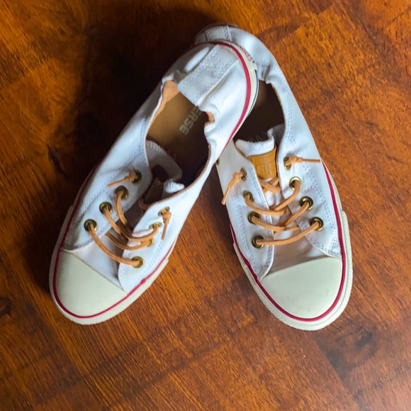 Converse Shoes - White Converse All Star Shoes - Size 9